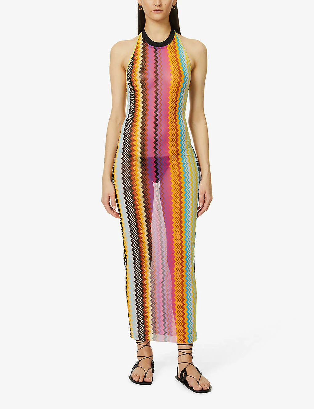 Missoni Zigzag Semi-sheer Mesh Cover-up 5 Missoni Zigzag Semi-sheer Mesh Cover-up - Image 3