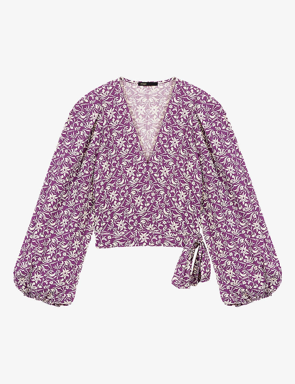 Maje Loniriqua Floral-print Linen-blend Blouse 3 Maje Loniriqua Floral-print Linen-blend Blouse