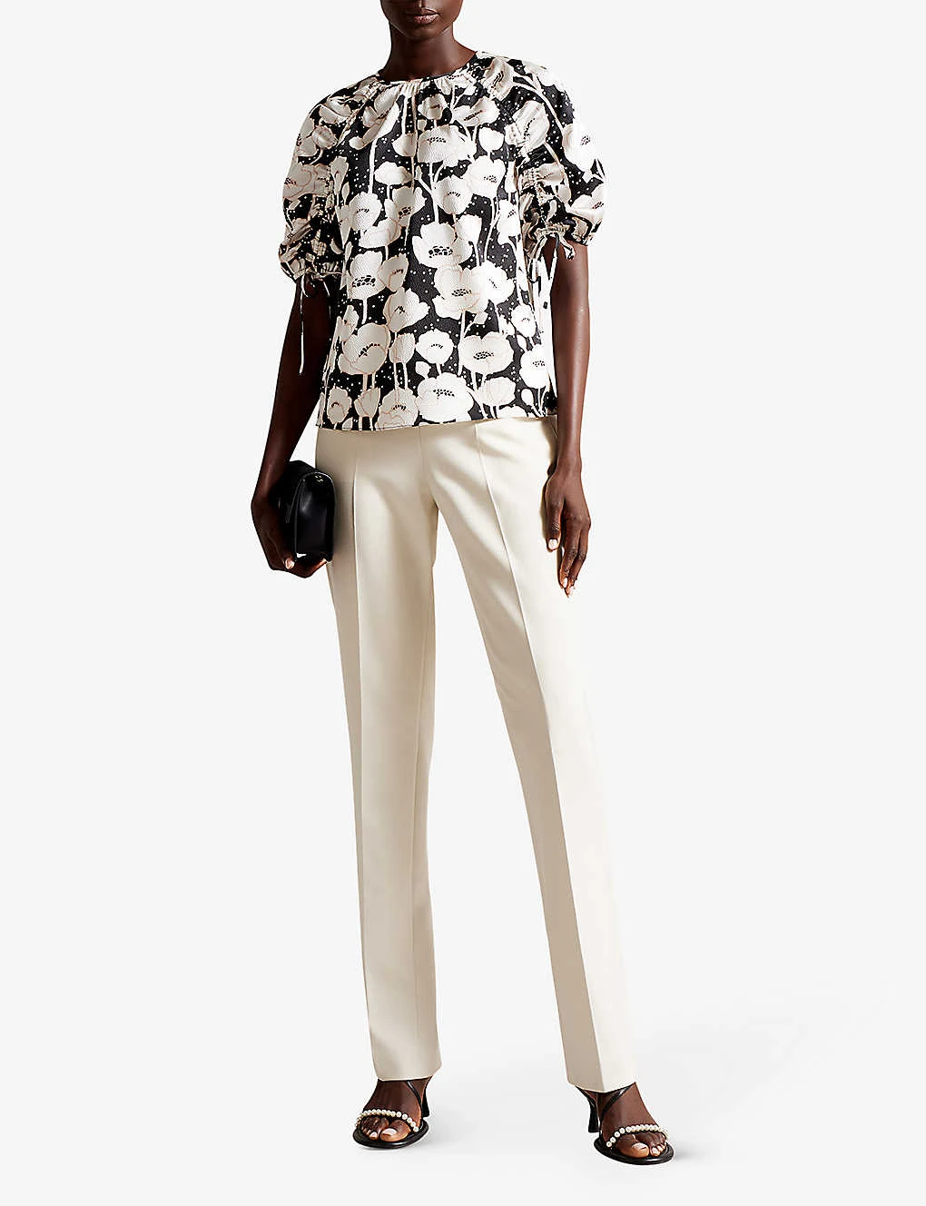 Ted Baker Luciani Poppy-print Woven Top 4 Ted Baker Luciani Poppy-print Woven Top - Image 2