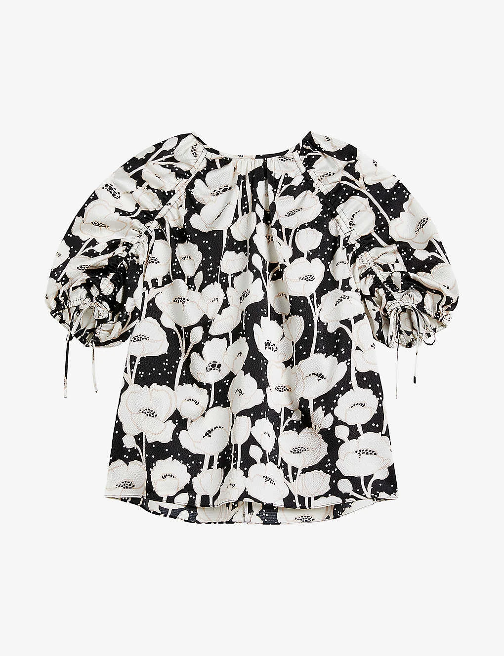 Ted Baker Luciani Poppy-print Woven Top 3 Ted Baker Luciani Poppy-print Woven Top