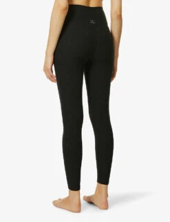 Beyond Yoga Spacedye Slim-leg Stretch-woven Leggings -Sweaty Betty Store R04108402 DARKESTNIGHT ALT03