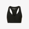Beyond Yoga Spacedye V-neck Stretch-woven Bra 2 Beyond Yoga Spacedye V-neck Stretch-woven Bra -Sweaty Betty Store R04108409 DARKESTNIGHT M