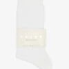 Falke Bold Dot Jacquard-pattern Calf-rise Stretch-organic Cotton-blend Socks -Sweaty Betty Store R04110393 WHITE M