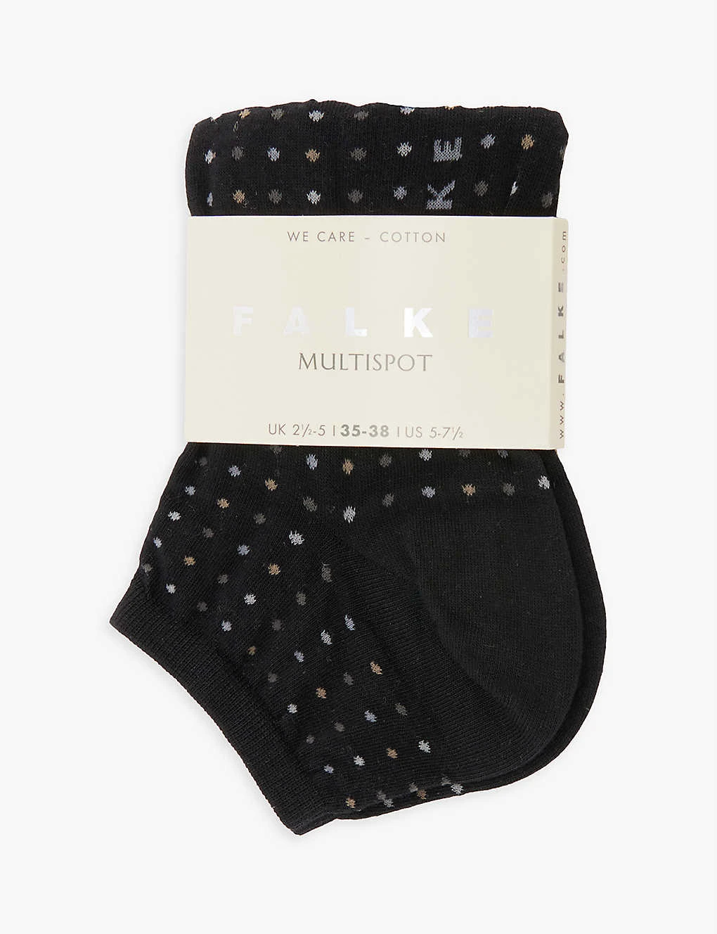 Falke Multi-spot Ankle-rise Stretch-cotton Blend Socks 3 Falke Multi-spot Ankle-rise Stretch-cotton Blend Socks