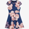 Ted Baker Trinia Floral-print Woven Skater Dress 2 Ted Baker Trinia Floral-print Woven Skater Dress -Sweaty Betty Store R04110995 DKBLUE M