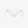 Melissa Odabash Bahamas Clasp-embellished Bikini Bottoms 2 Melissa Odabash Bahamas Clasp-embellished Bikini Bottoms -Sweaty Betty Store R04111497 WHITE M