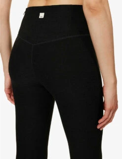 Vuori Elevation High-rise Recycled Polyester-blend Leggings -Sweaty Betty Store R04114823 BLACKHEATHER ALT04