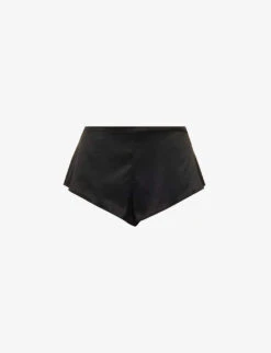 Sylph Cut-out Stretch-silk Briefs