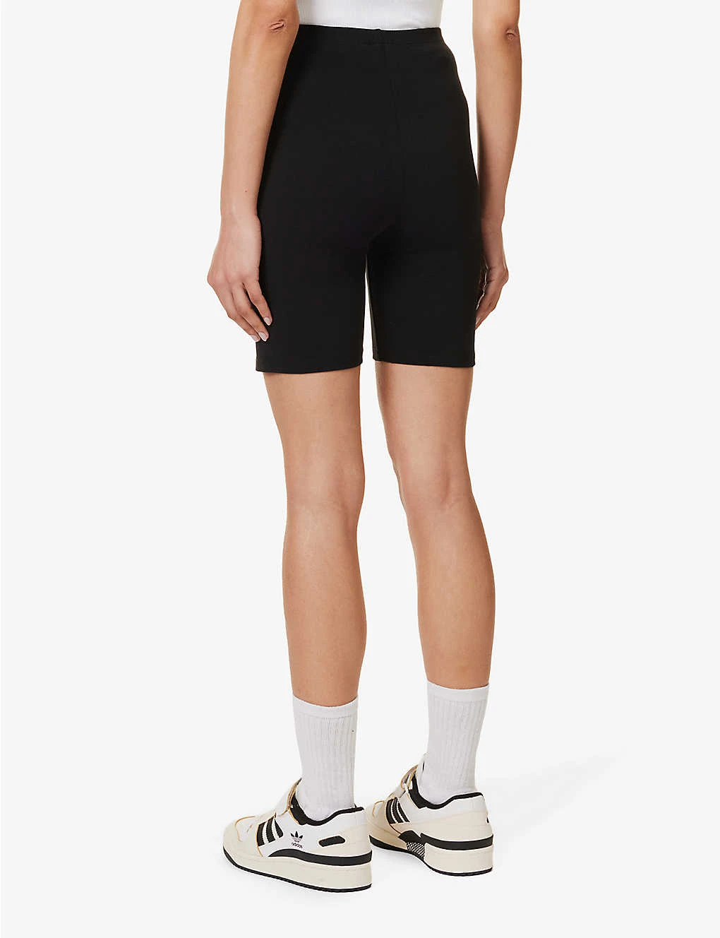 Made In The USA Brand-print Stretch-cotton Shorts 6 Made In The USA Brand-print Stretch-cotton Shorts - Image 4