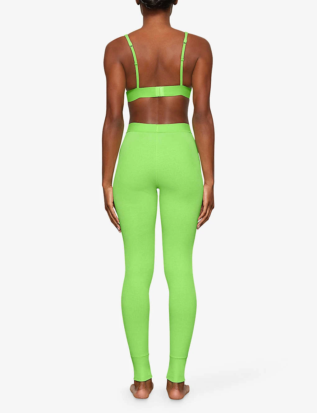 Ribbed High-rise Stretch-cotton Leggings 6 Ribbed High-rise Stretch-cotton Leggings - Image 4