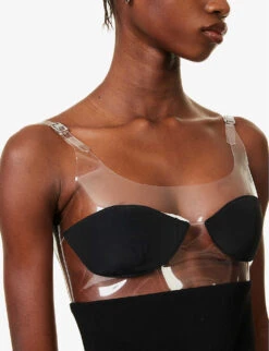 Christopher Kane Desire Contrasting Trims Stretch-woven Mini Dress 11 Christopher Kane Desire Contrasting Trims Stretch-woven Mini Dress -Sweaty Betty Store R04118387 BLACK ALT04