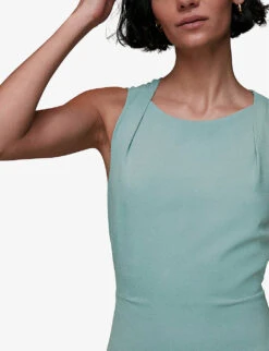 Whistles Tie Back Stretch-crepe Maxi Dress -Sweaty Betty Store R04118636 ALT04