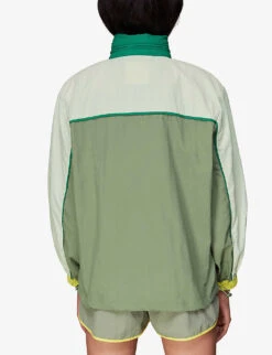 Whistles Colour-blocked Hooded High-neck Stretch-shell Jacket 10 Whistles Colour-blocked Hooded High-neck Stretch-shell Jacket -Sweaty Betty Store R04119057 MULTICOLOURED ALT03