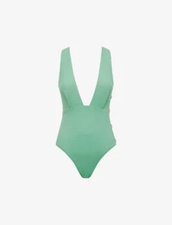 Reiss Orla Plunge-neck Swimsuit
