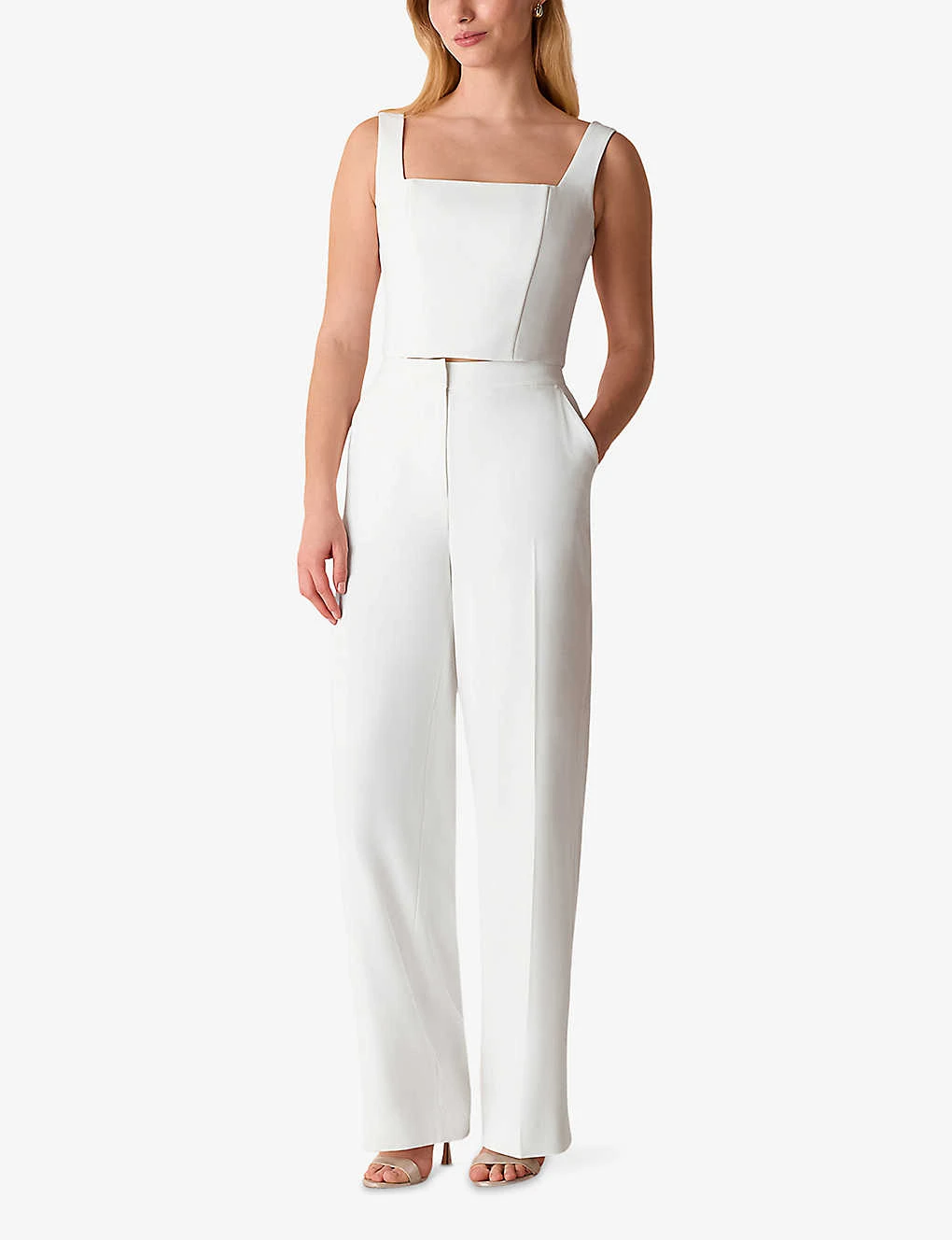 Whistles Andie Straight-leg High-rise Woven Wedding Trousers 4 Whistles Andie Straight-leg High-rise Woven Wedding Trousers - Image 2