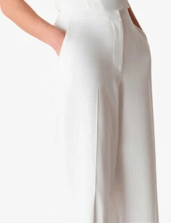 Whistles Andie Straight-leg High-rise Woven Wedding Trousers 9 Whistles Andie Straight-leg High-rise Woven Wedding Trousers -Sweaty Betty Store R04121174 IVORY ALT02