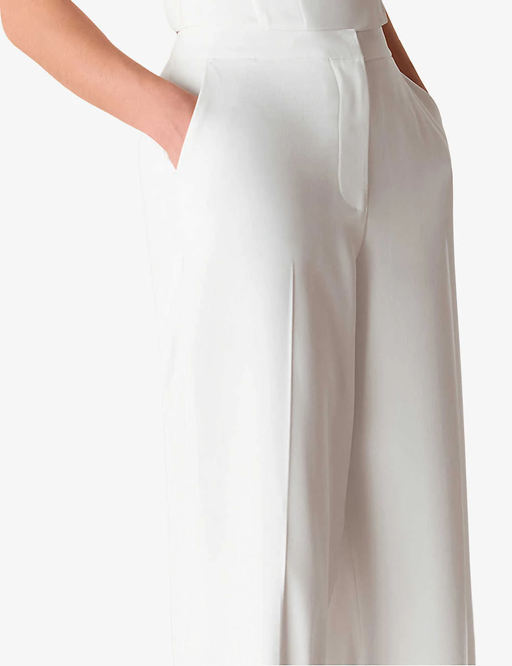 Whistles Andie Straight-leg High-rise Woven Wedding Trousers 5 Whistles Andie Straight-leg High-rise Woven Wedding Trousers - Image 3