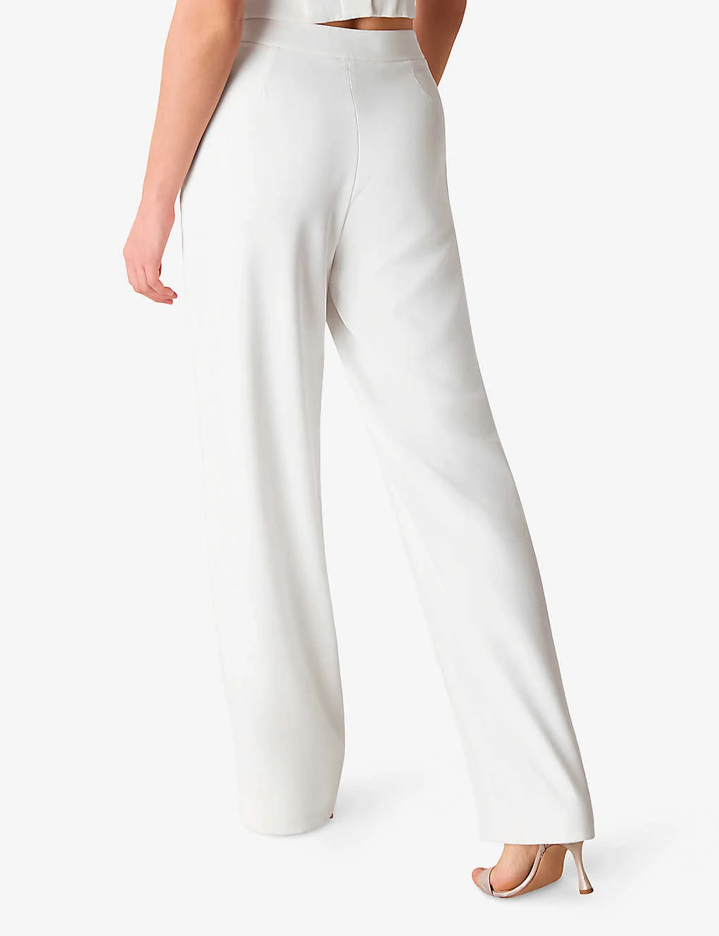 Whistles Andie Straight-leg High-rise Woven Wedding Trousers 6 Whistles Andie Straight-leg High-rise Woven Wedding Trousers - Image 4