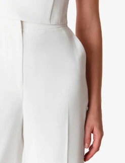 Whistles Andie Straight-leg High-rise Woven Wedding Trousers 11 Whistles Andie Straight-leg High-rise Woven Wedding Trousers -Sweaty Betty Store R04121174 IVORY ALT04