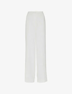 Whistles Andie Straight-leg High-rise Woven Wedding Trousers