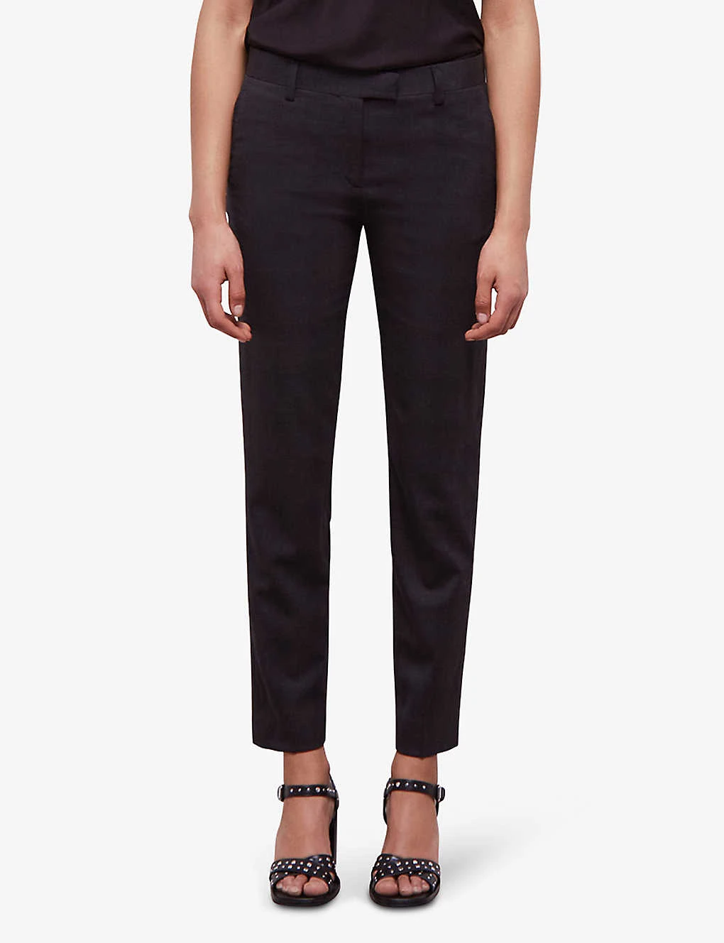 THE KOOPLES Tapered-leg Mid-rise Stretch-woven Trousers 5 THE KOOPLES Tapered-leg Mid-rise Stretch-woven Trousers - Image 3
