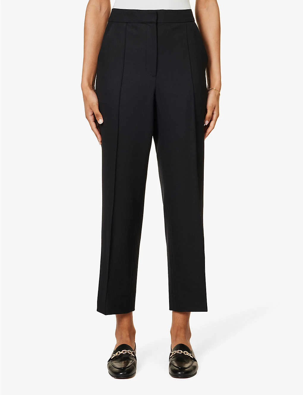 ME AND EM Straight-leg Mid-rise Wool-blend Trousers 5 ME AND EM Straight-leg Mid-rise Wool-blend Trousers - Image 3