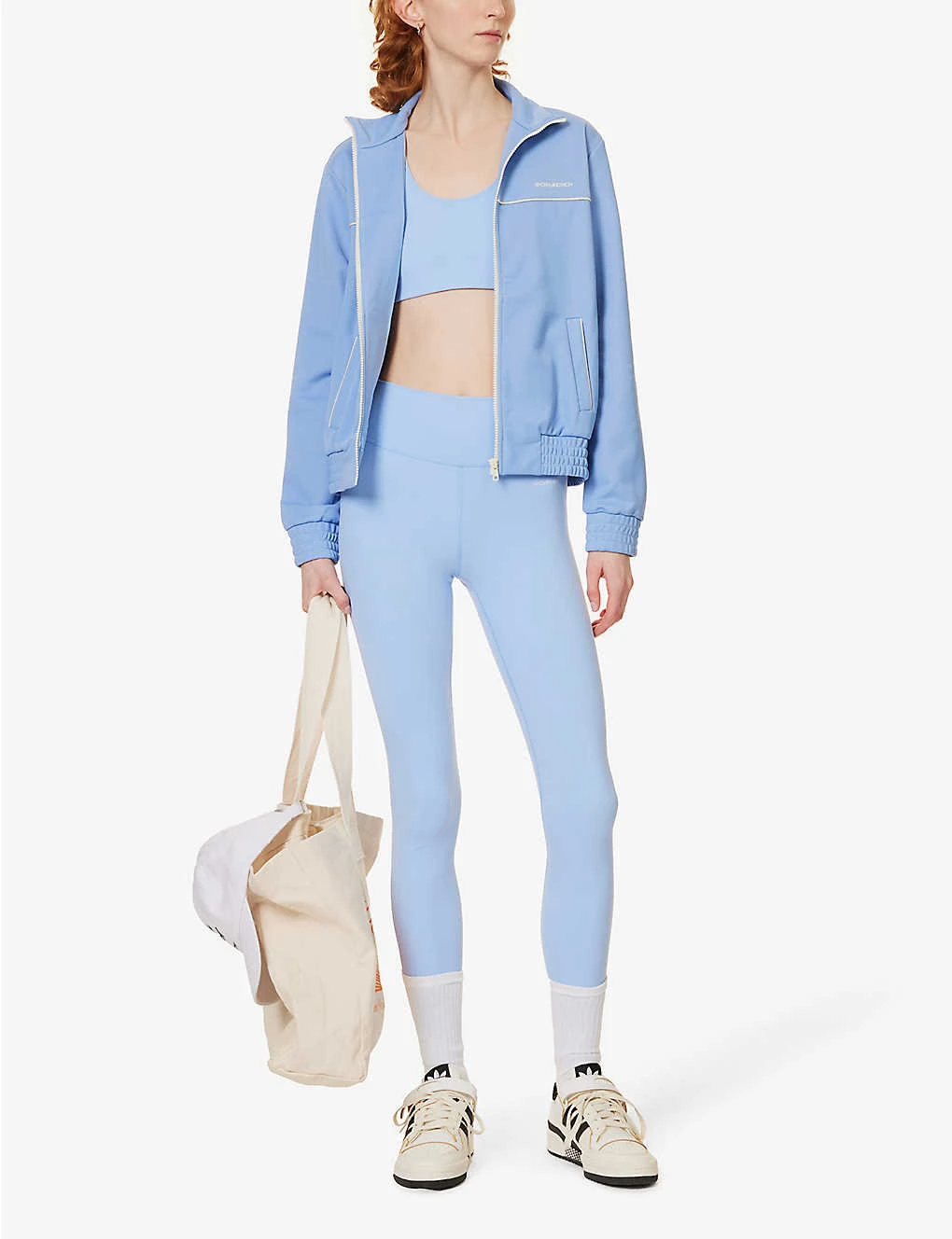 High-rise Text-print Stretch-woven Leggings 4 High-rise Text-print Stretch-woven Leggings - Image 2