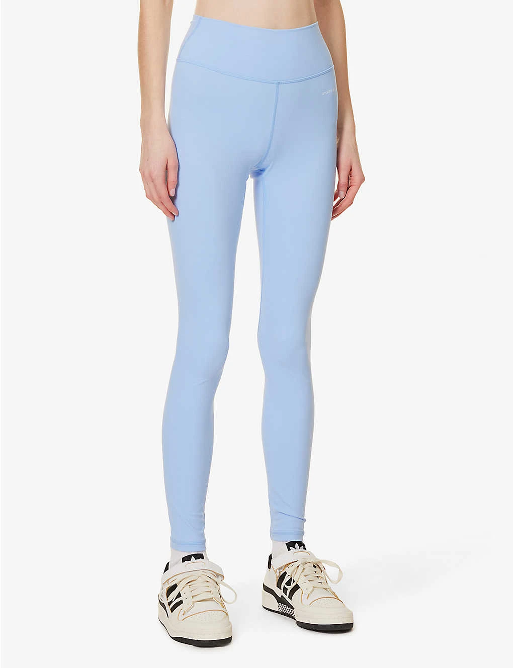 High-rise Text-print Stretch-woven Leggings 5 High-rise Text-print Stretch-woven Leggings - Image 3