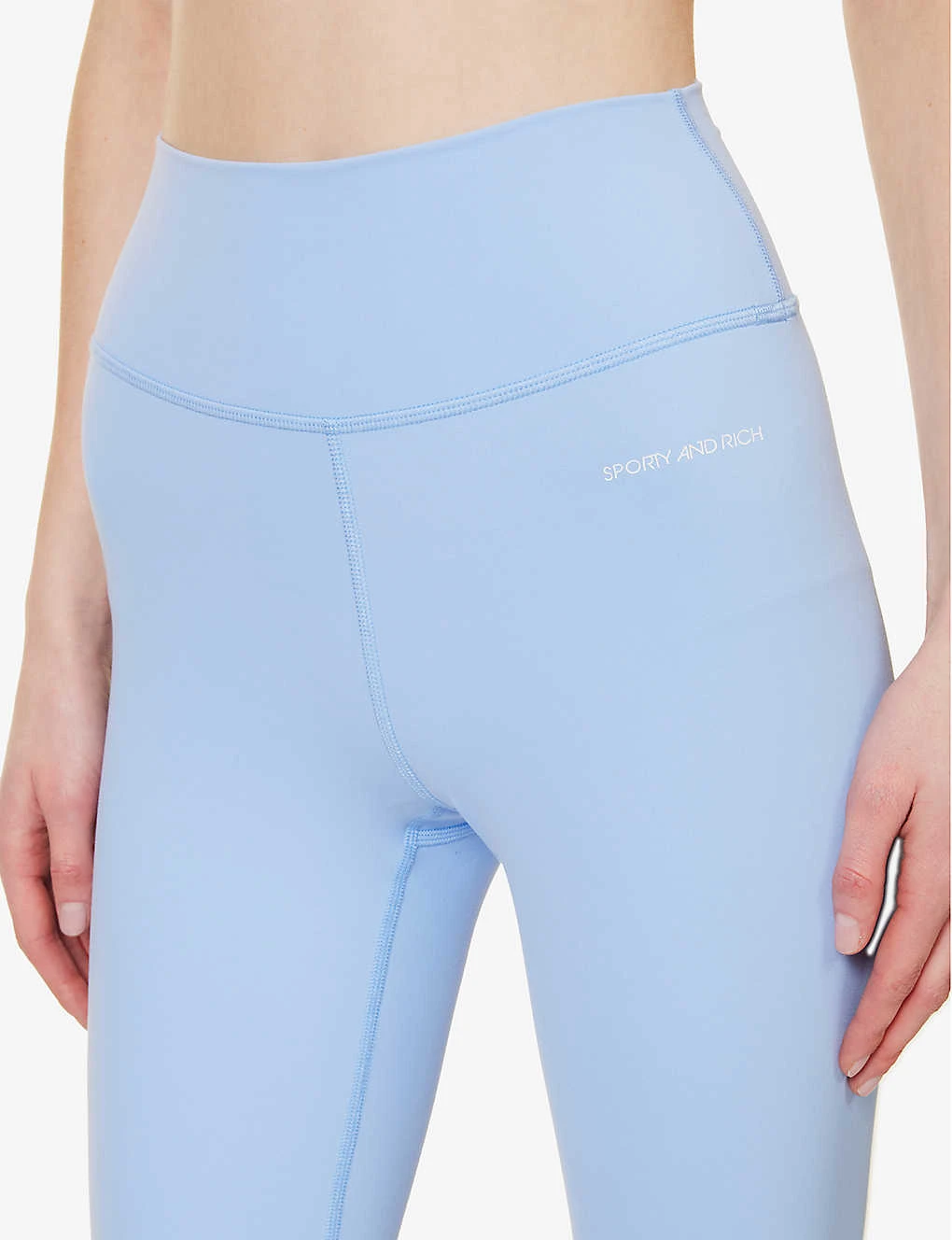 High-rise Text-print Stretch-woven Leggings 7 High-rise Text-print Stretch-woven Leggings - Image 5