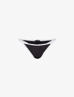 Caro Contrasting-trim Bikini Bottoms