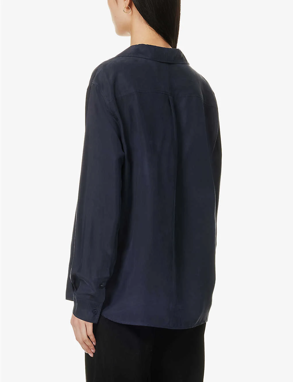 Toteme Fluid Peak-lapel Silk Shirt 6 Toteme Fluid Peak-lapel Silk Shirt - Image 4