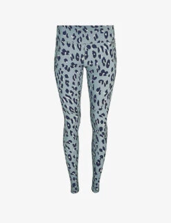 Sweaty Betty Power Cheetah-print Stretch-jersey Leggings