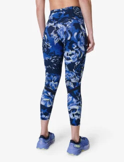 Sweaty Betty Zero Gravity Running 7/8 Stretch-jersey Leggings -Sweaty Betty Store R04127184 BLUEFLORALPRINT ALT03