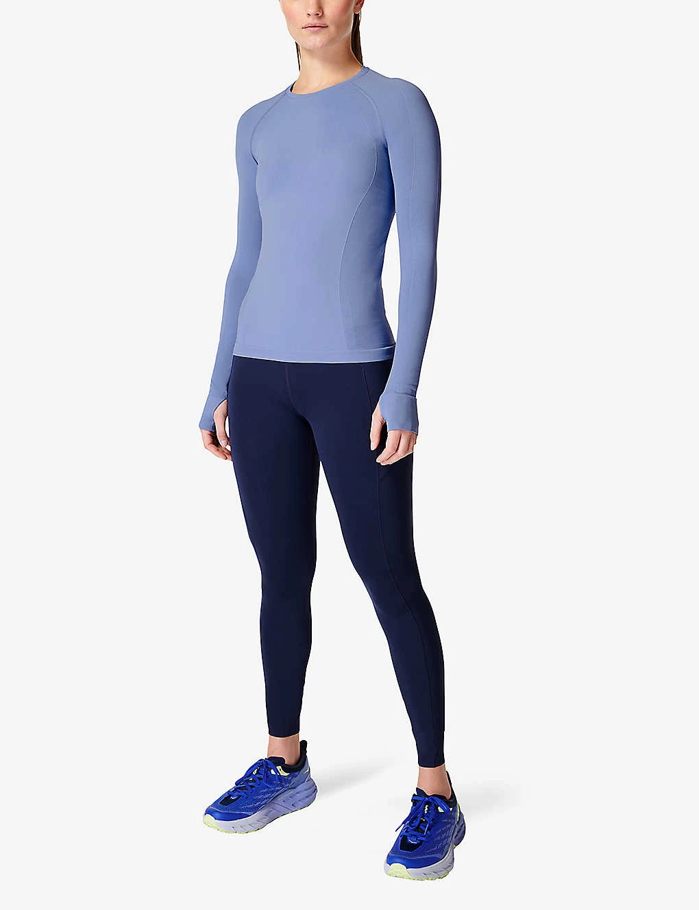 Sweaty Betty Athlete Seamless Workout Long-sleeved Stretch-jersey Top 4 Sweaty Betty Athlete Seamless Workout Long-sleeved Stretch-jersey Top - Image 2