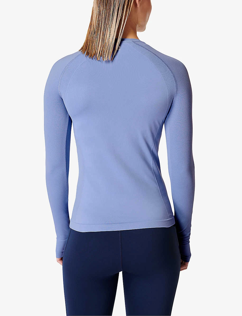 Sweaty Betty Athlete Seamless Workout Long-sleeved Stretch-jersey Top 6 Sweaty Betty Athlete Seamless Workout Long-sleeved Stretch-jersey Top - Image 4
