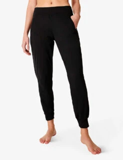 Sweaty Betty "Gary 27"" Relaxed-fit Mid-rise Stretch-woven Yoga Trousers" -Sweaty Betty Store R04127225 BLACK ALT02