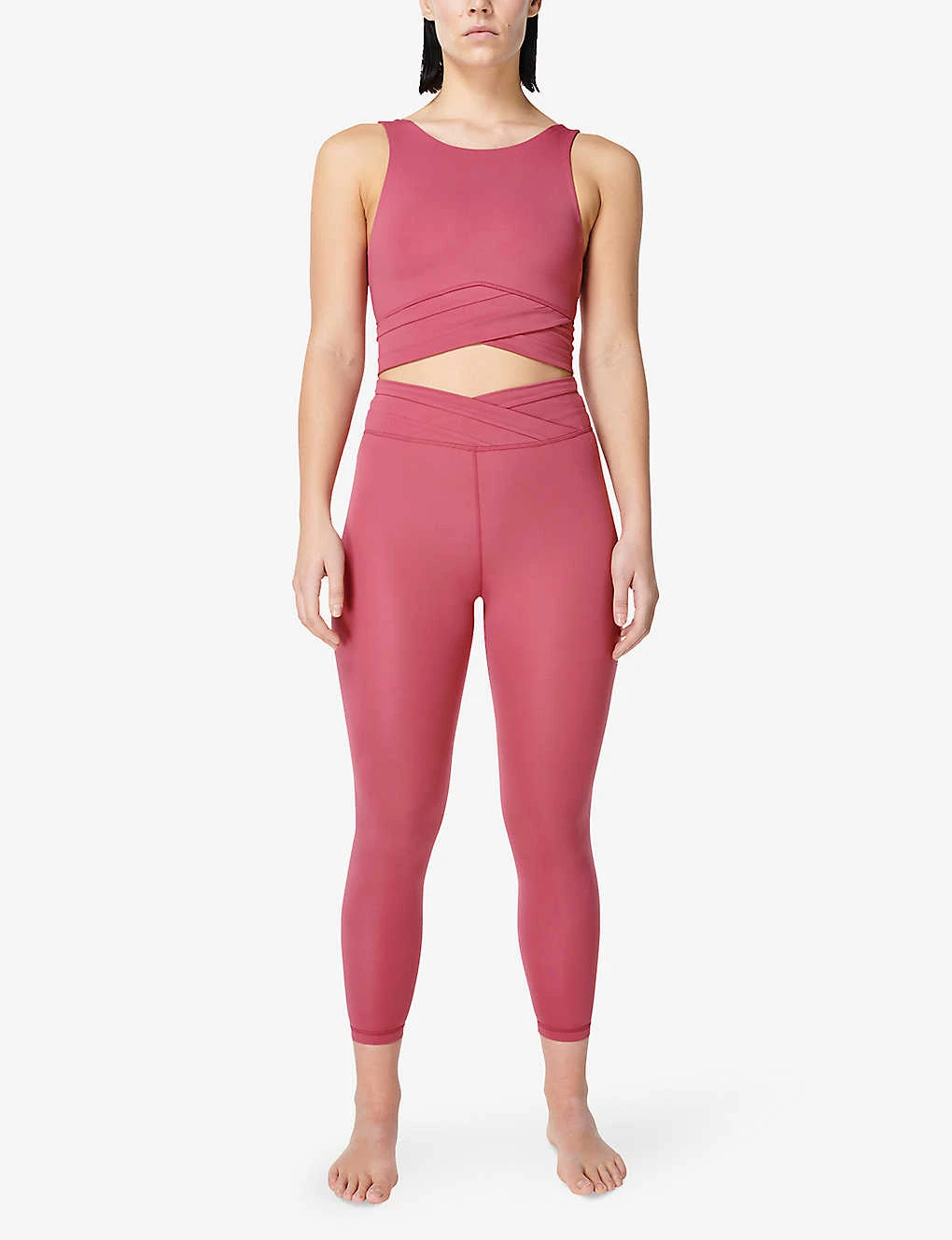 Sweaty Betty All Day Wrap-waist 7/8 Stretch-woven Leggings 4 Sweaty Betty All Day Wrap-waist 7/8 Stretch-woven Leggings - Image 2