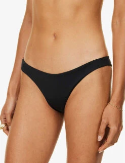 Max Mara Selma Seamless Mid-rise Bikini Bottoms 9 Max Mara Selma Seamless Mid-rise Bikini Bottoms -Sweaty Betty Store R04127763 BLACK ALT02