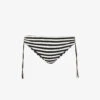 Max Mara Sibilla Striped Bikini Bottoms 1 Max Mara Sibilla Striped Bikini Bottoms -Sweaty Betty Store R04127778 WHITE M