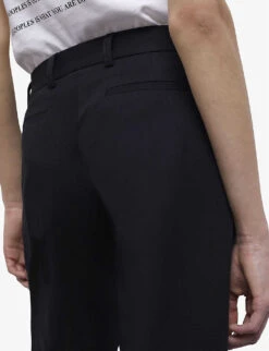 THE KOOPLES Straight-leg Cotton Trousers 11 THE KOOPLES Straight-leg Cotton Trousers -Sweaty Betty Store R04129073 BLA01 ALT04