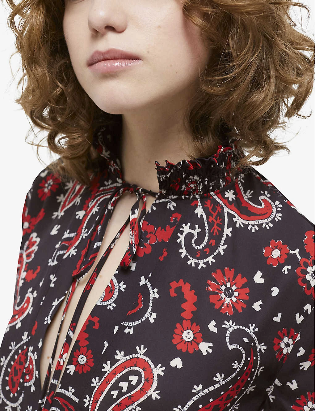 THE KOOPLES Paisley-print Woven Blouse 7 THE KOOPLES Paisley-print Woven Blouse - Image 5