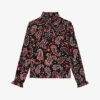 THE KOOPLES Paisley-print Woven Blouse 2 THE KOOPLES Paisley-print Woven Blouse -Sweaty Betty Store R04130007 BLA26 M
