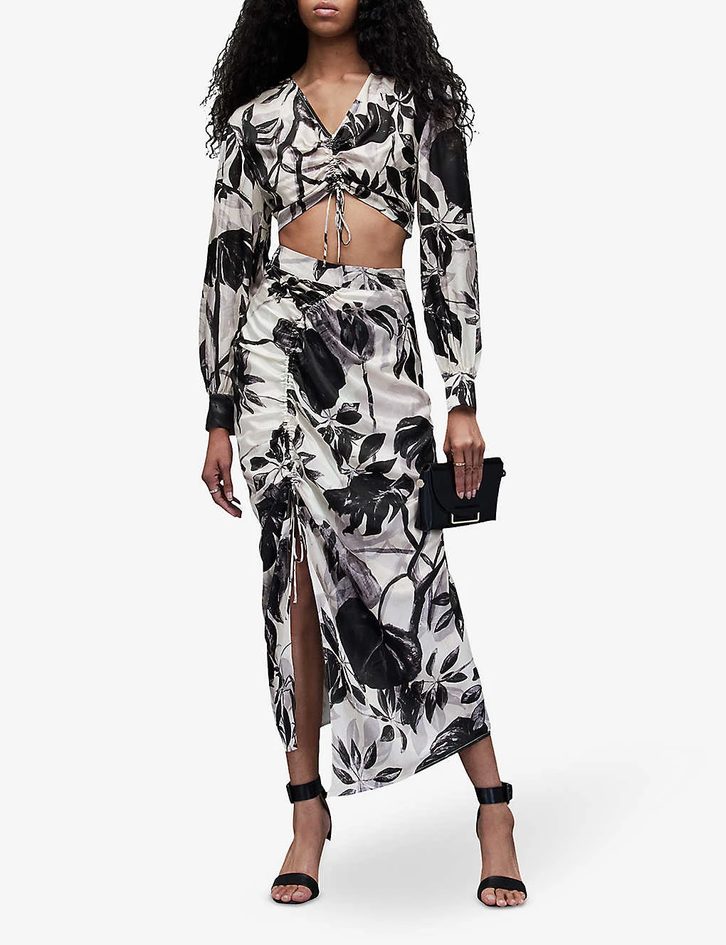 AllSaints Carla Jackie Floral-print Woven Top 4 AllSaints Carla Jackie Floral-print Woven Top - Image 2