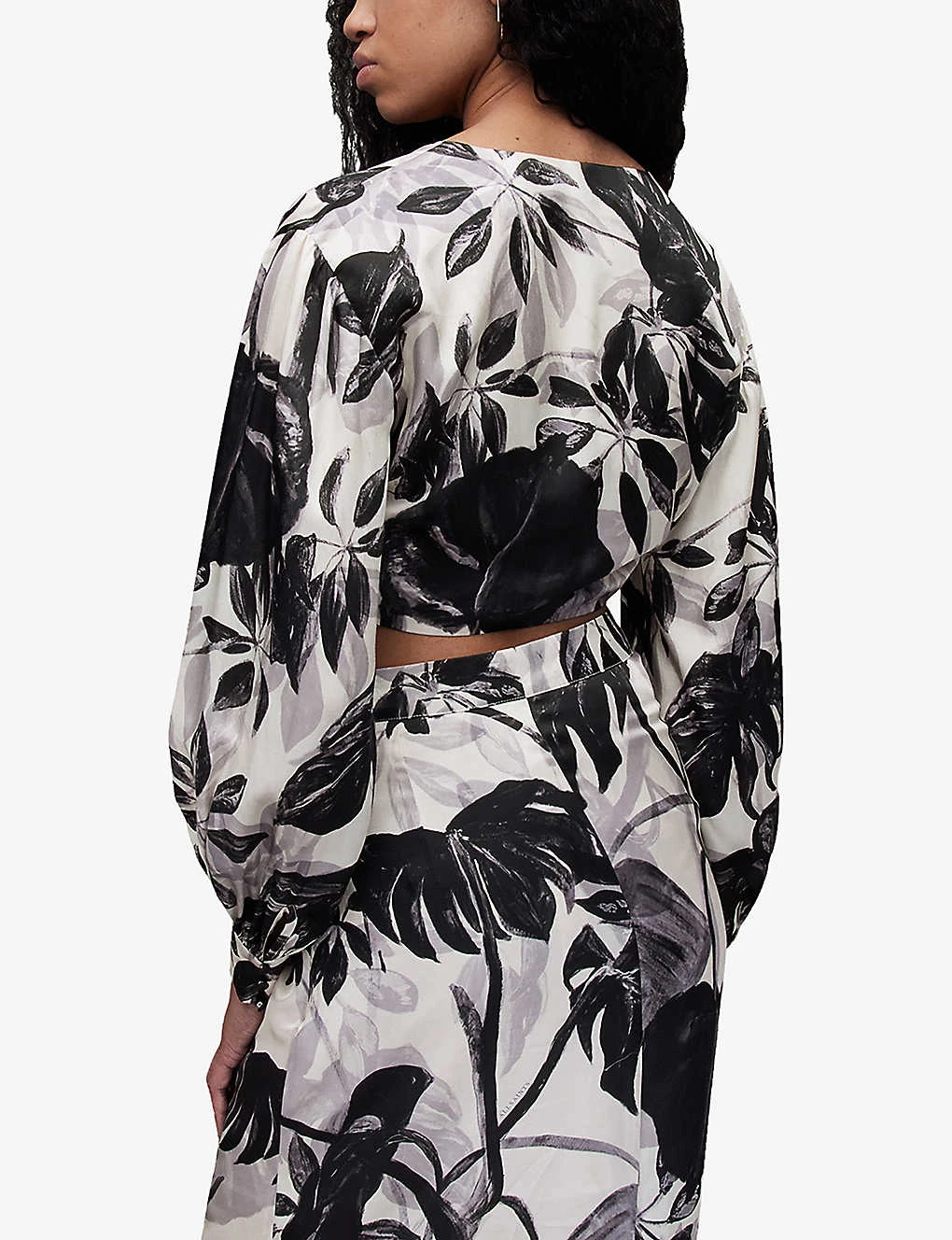 AllSaints Carla Jackie Floral-print Woven Top 6 AllSaints Carla Jackie Floral-print Woven Top - Image 4