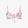 Seafolly Silk Road Floral-print Bikini Top 2 Seafolly Silk Road Floral-print Bikini Top -Sweaty Betty Store R04131513 PARFAITPINK M