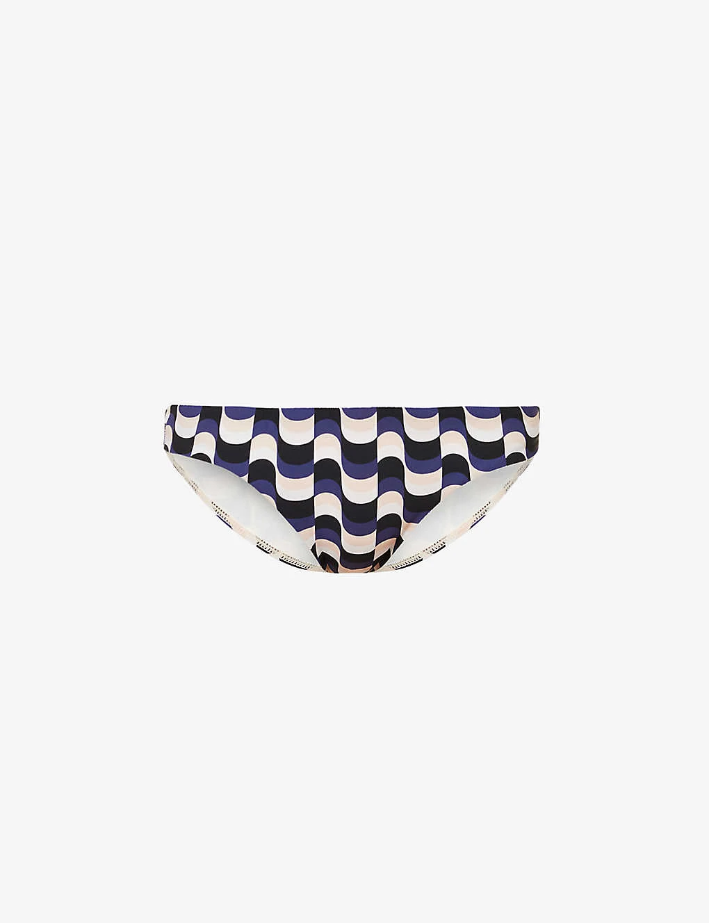 Seafolly Modern Abstract-print Recycled-nylon-blend Bikini Bottoms 3 Seafolly Modern Abstract-print Recycled-nylon-blend Bikini Bottoms