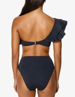 By Malina Denise High-rise Bikini Bottoms -Sweaty Betty Store R04133199 BLACK ALT03