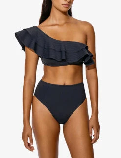 By Malina Denise High-rise Bikini Bottoms -Sweaty Betty Store R04133199 BLACK ALT04
