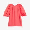 Ted Baker Natelie Boxy Woven Top 1 Ted Baker Natelie Boxy Woven Top -Sweaty Betty Store R04134632 CORAL M