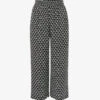 Whistles Checkerboard-pattern Wide-leg High-rise Woven Trousers 2 Whistles Checkerboard-pattern Wide-leg High-rise Woven Trousers -Sweaty Betty Store R04135050 BLACK M